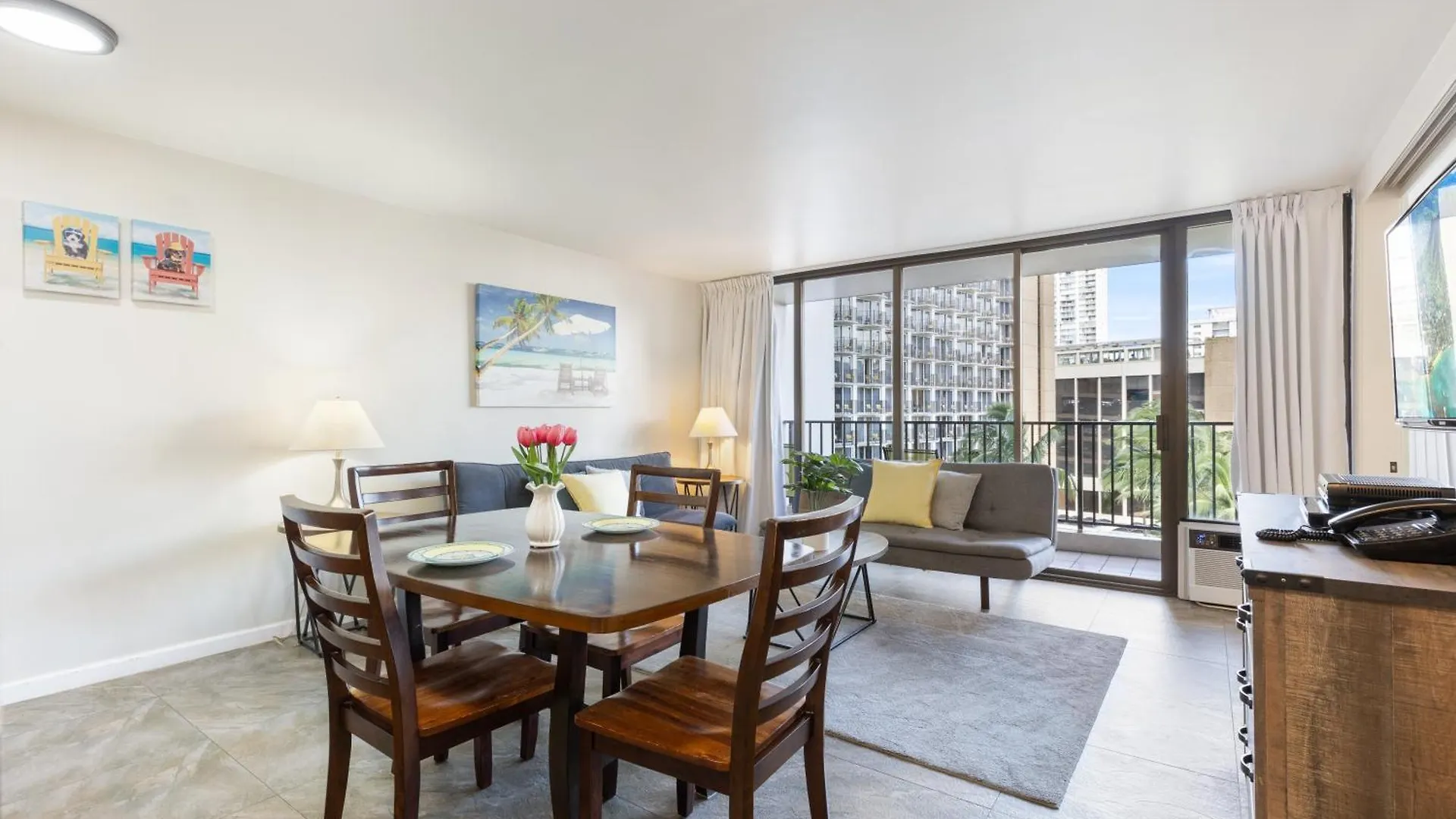 Appartement Light & Airy 8Th Floor Ocean View Condo With Lanai Condo Honolulu